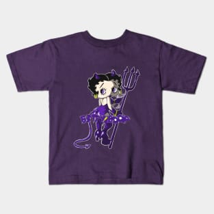 Betty boop (devilish) Kids T-Shirt